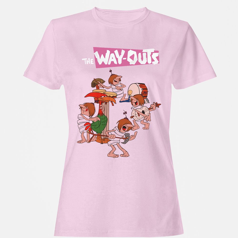 Women's T-Shirt - Q8K5UJPL - Light Pink - 9