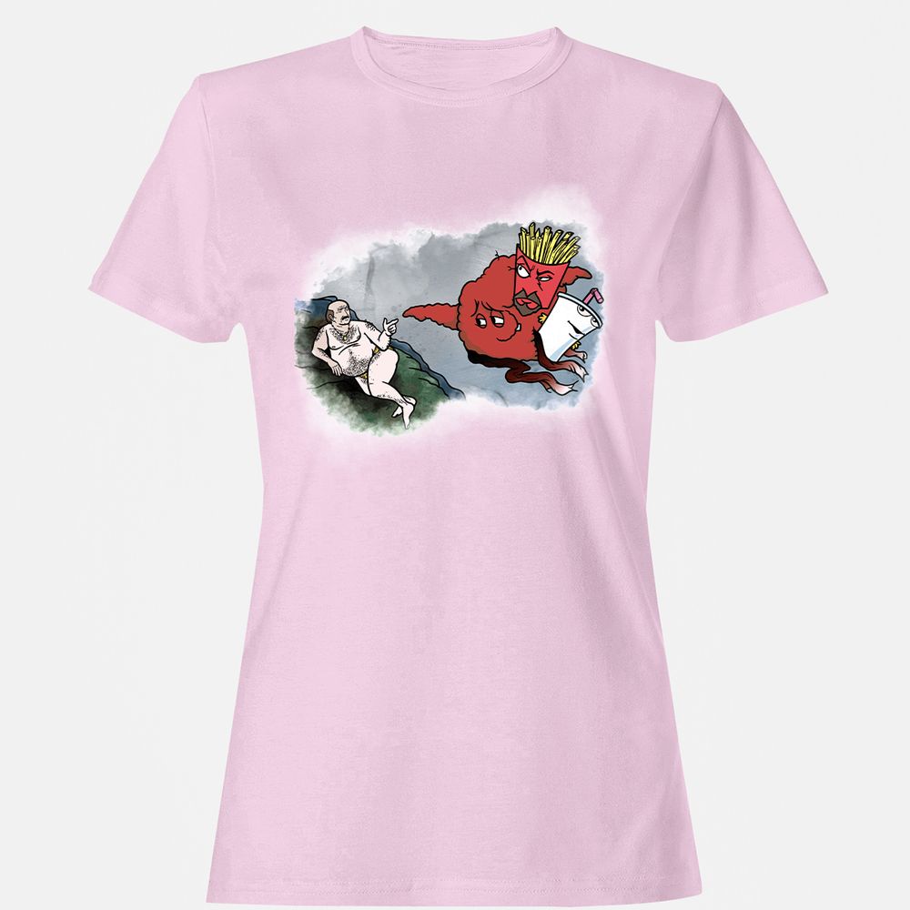 Women's T-Shirt - ULSQV8DJ - Light Pink - 9