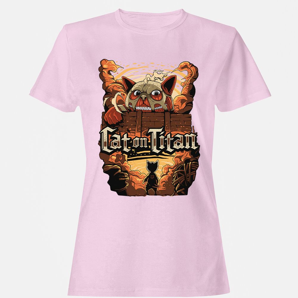 Women's T-Shirt - 6S131BQW - Light Pink - 9