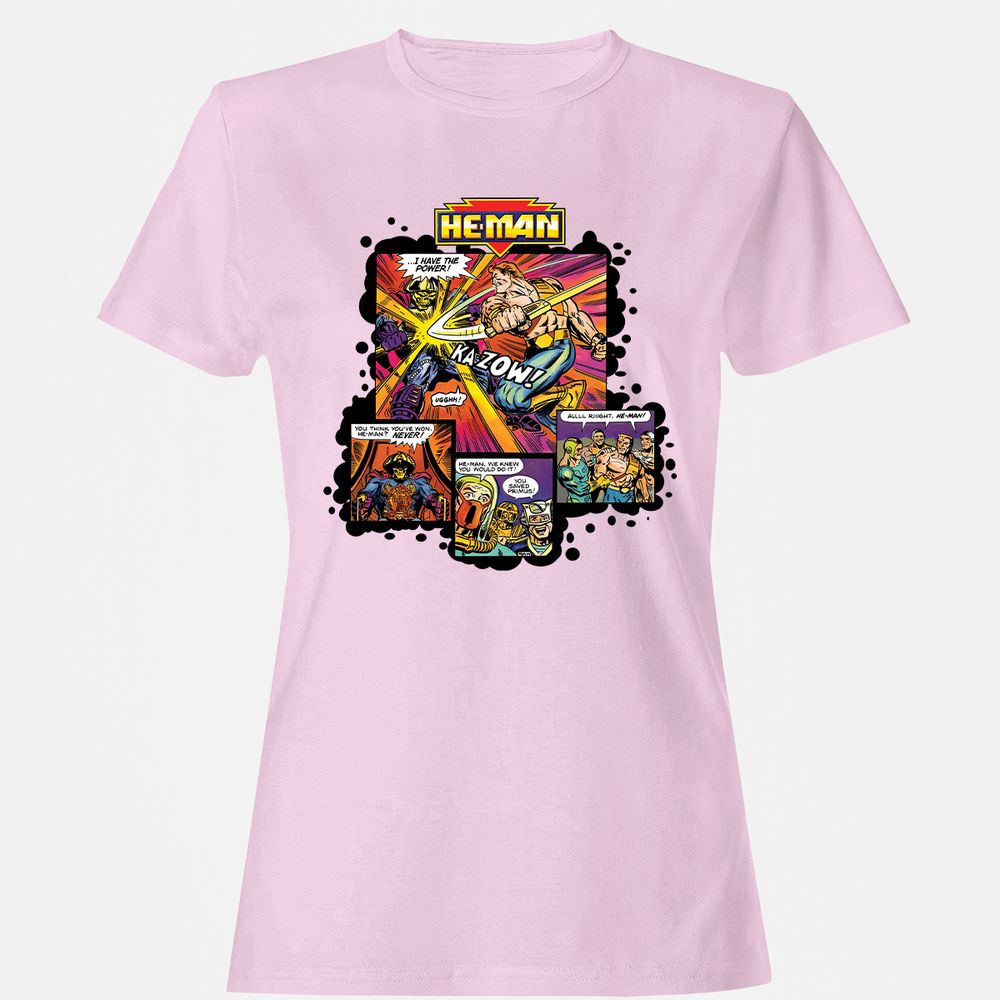 Women's T-Shirt - V1SHCJCU - Light Pink - 9