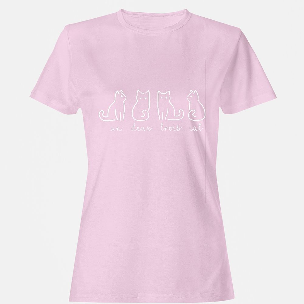 Women's T-Shirt - QFMMNEUU - Light Pink - 9