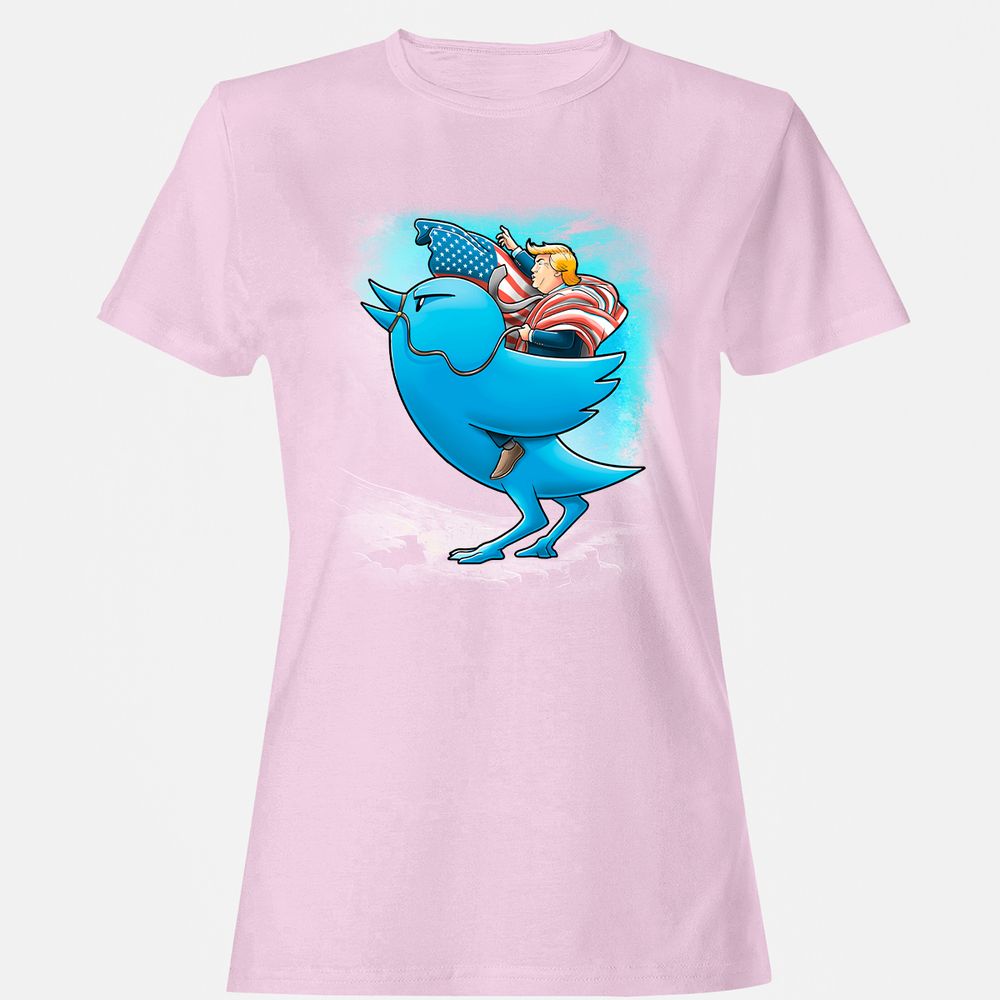 Women's T-Shirt - 8C8XX3AU - Light Pink - 9