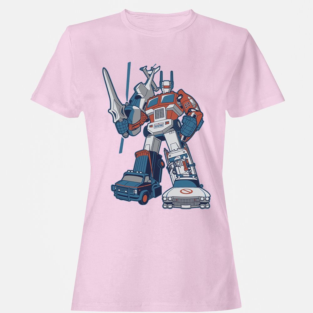 Women's T-Shirt - PF2CQYXD - Light Pink - 9