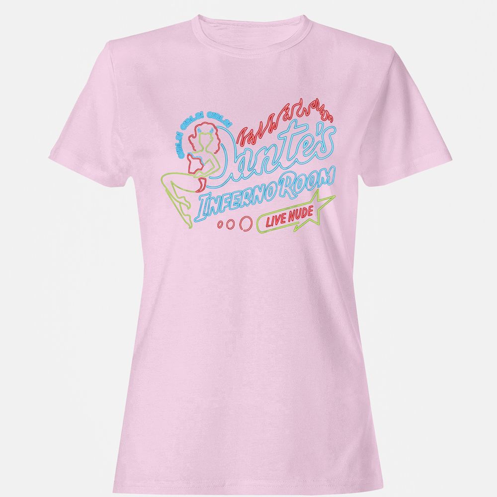 Women's T-Shirt - F9M9JV4U - Light Pink - 9