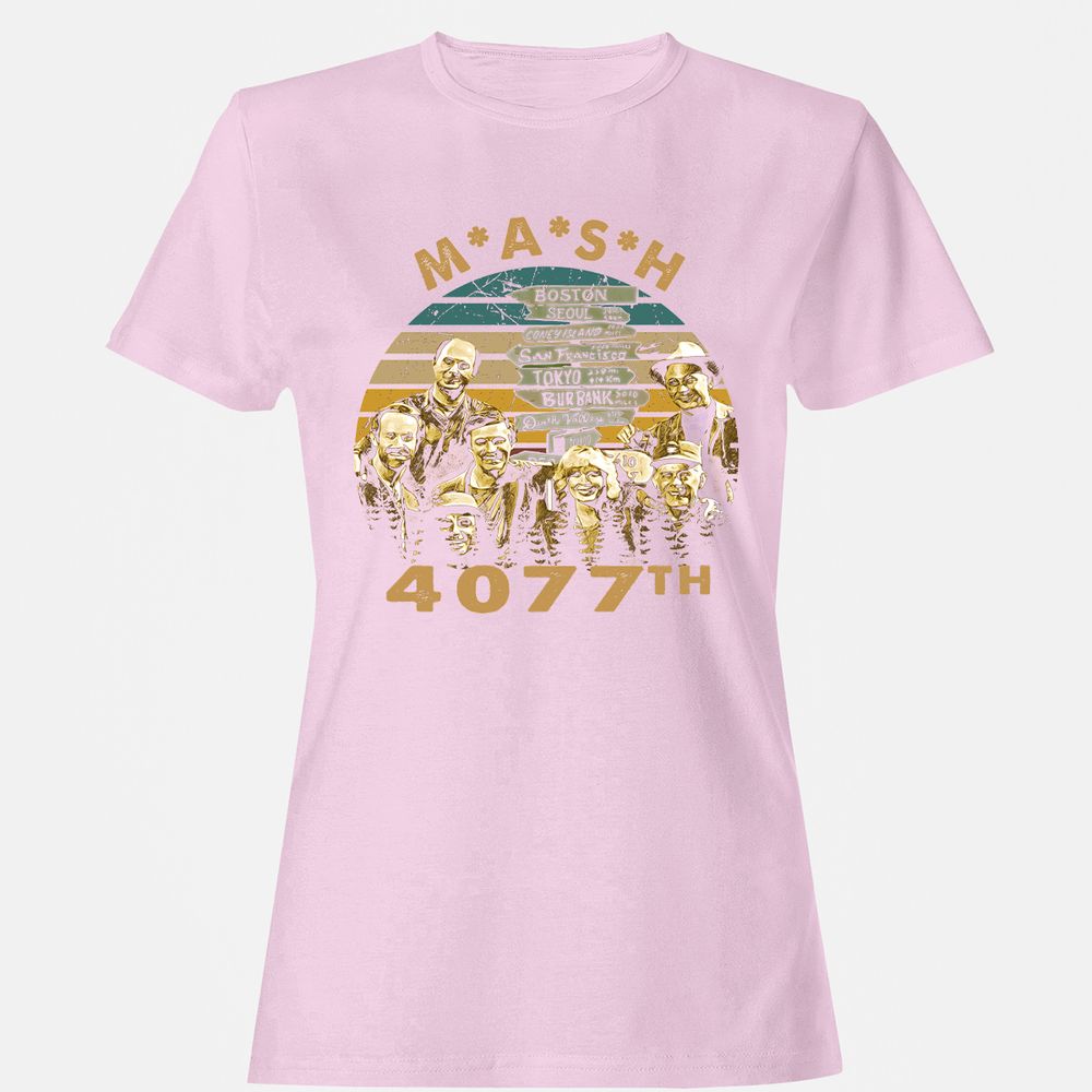 Women's T-Shirt - SDZNV735 - Light Pink - 9