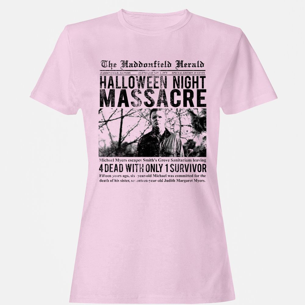 Women's T-Shirt - 83VGBXE9 - Light Pink - 9