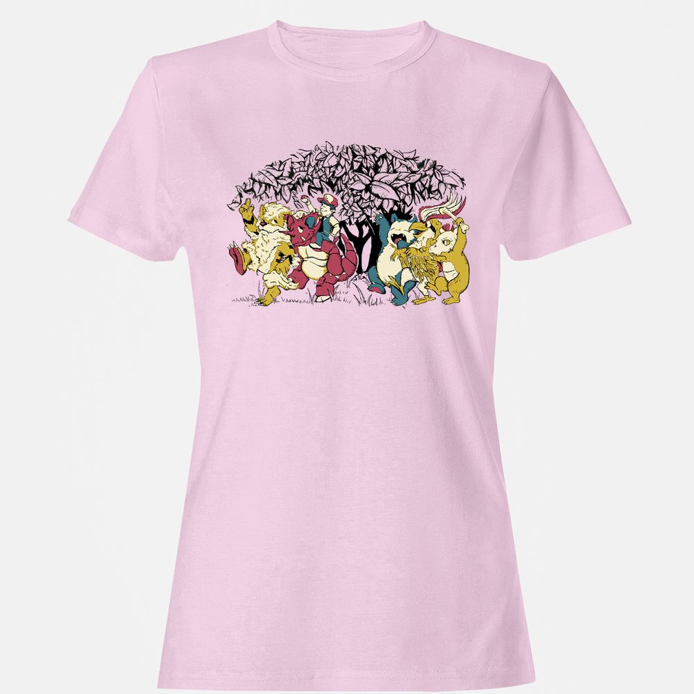 Women's T-Shirt - LTQRQBEW - Light Pink - 9