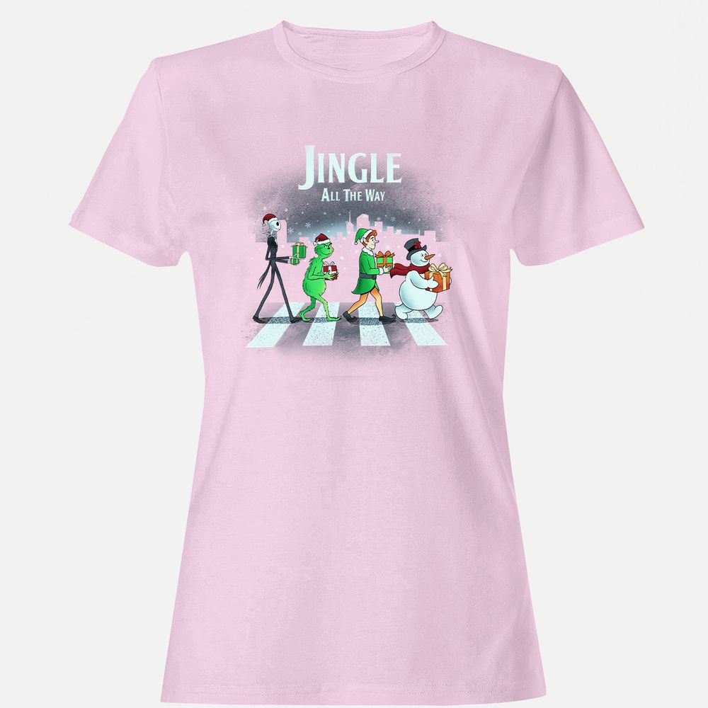 Women's T-Shirt - B5JLG9MT - Light Pink - 9