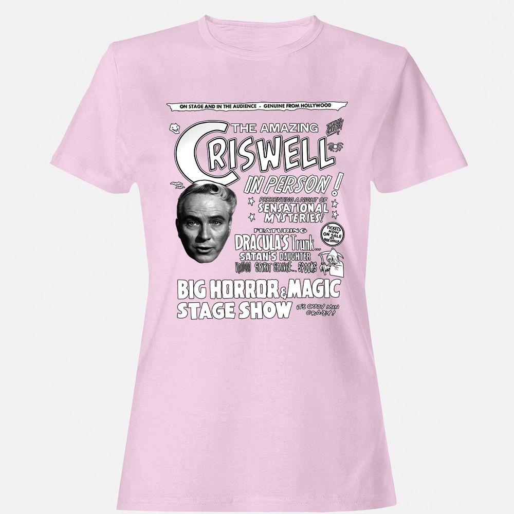 Women's T-Shirt - YVJXW5XQ - Light Pink - 9