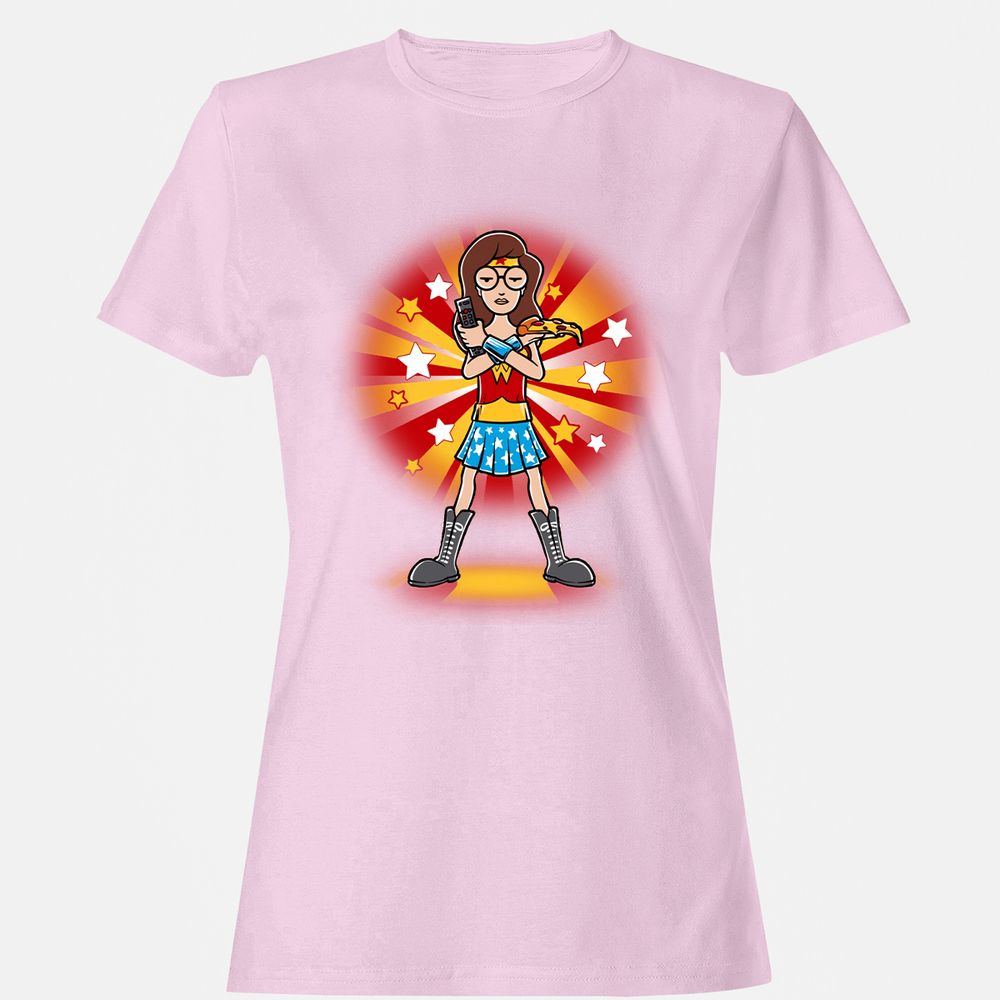 Women's T-Shirt - AK3XADKU - Light Pink - 9
