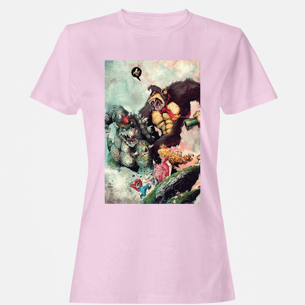 Women's T-Shirt - EUFUBV2Z - Light Pink - 9