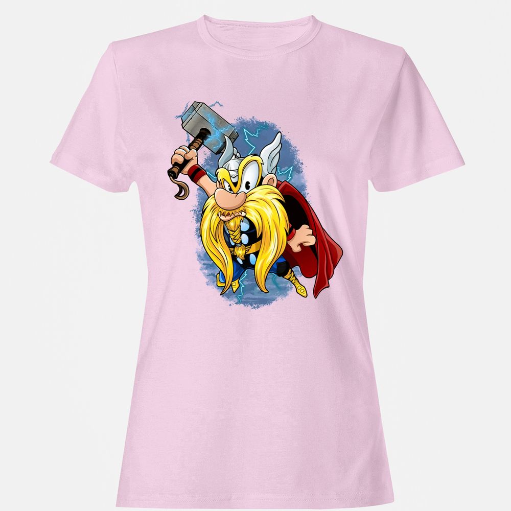 Women's T-Shirt - DB9JWXG6 - Light Pink - 9