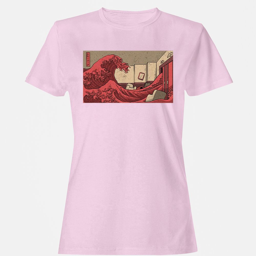 Women's T-Shirt - QAE655DL - Light Pink - 9