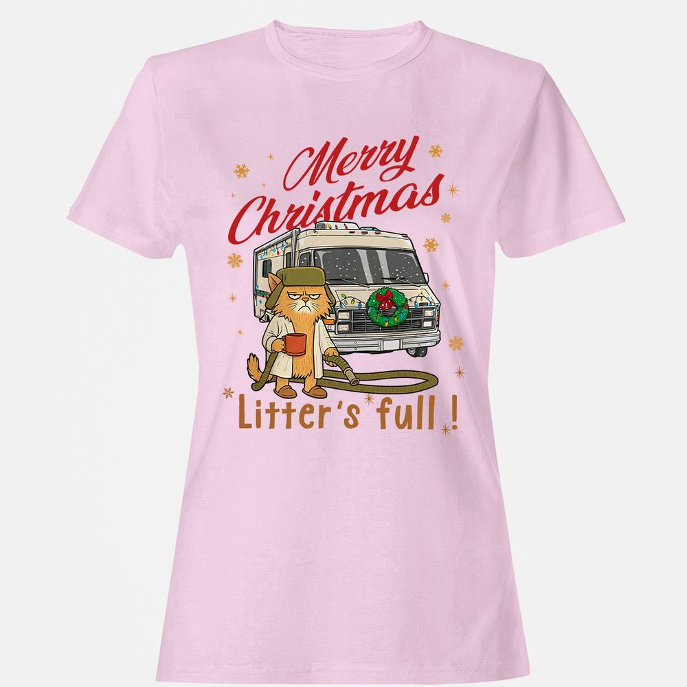 Women's T-Shirt - BQCHHXPJ - Light Pink - 9