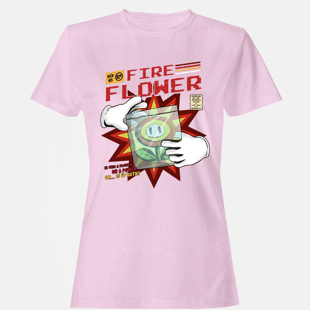 Women's T-Shirt - KP7HGEQS - Light Pink - 9