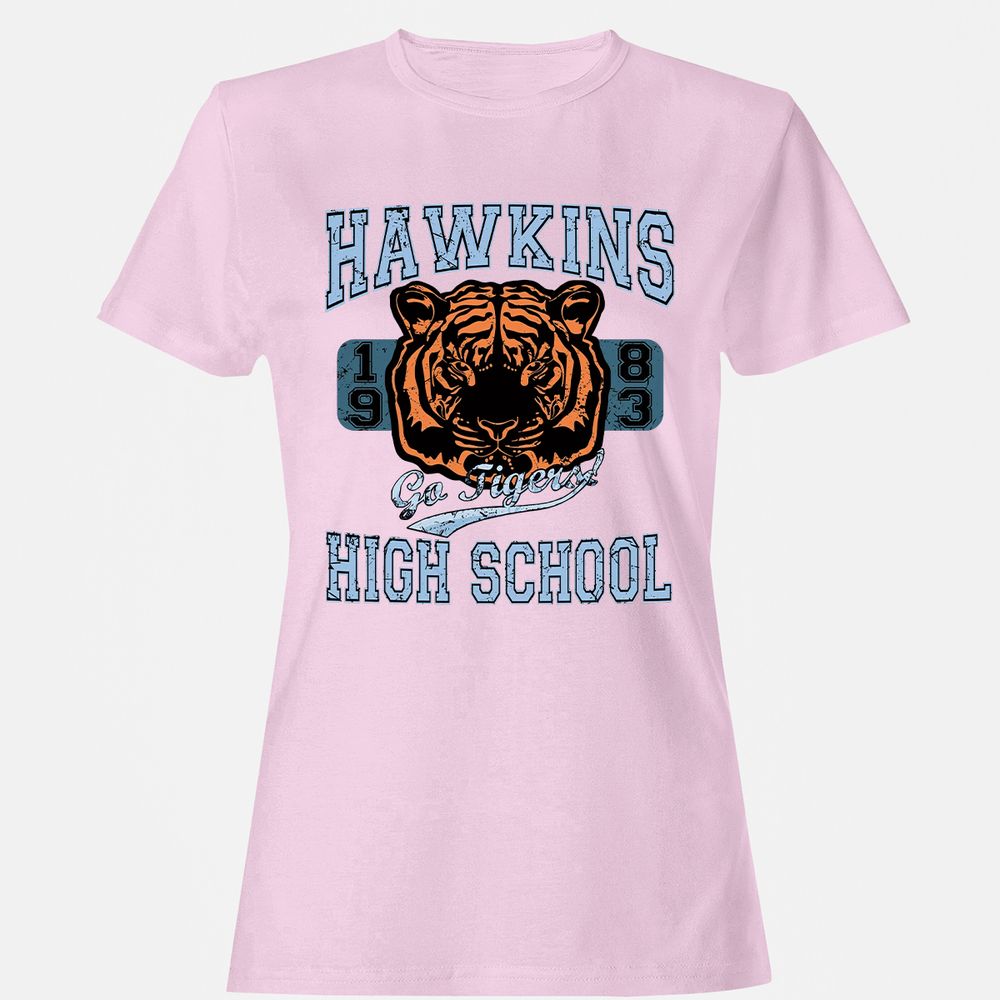 Women's T-Shirt - DHZ1YWFQ - Light Pink - 9