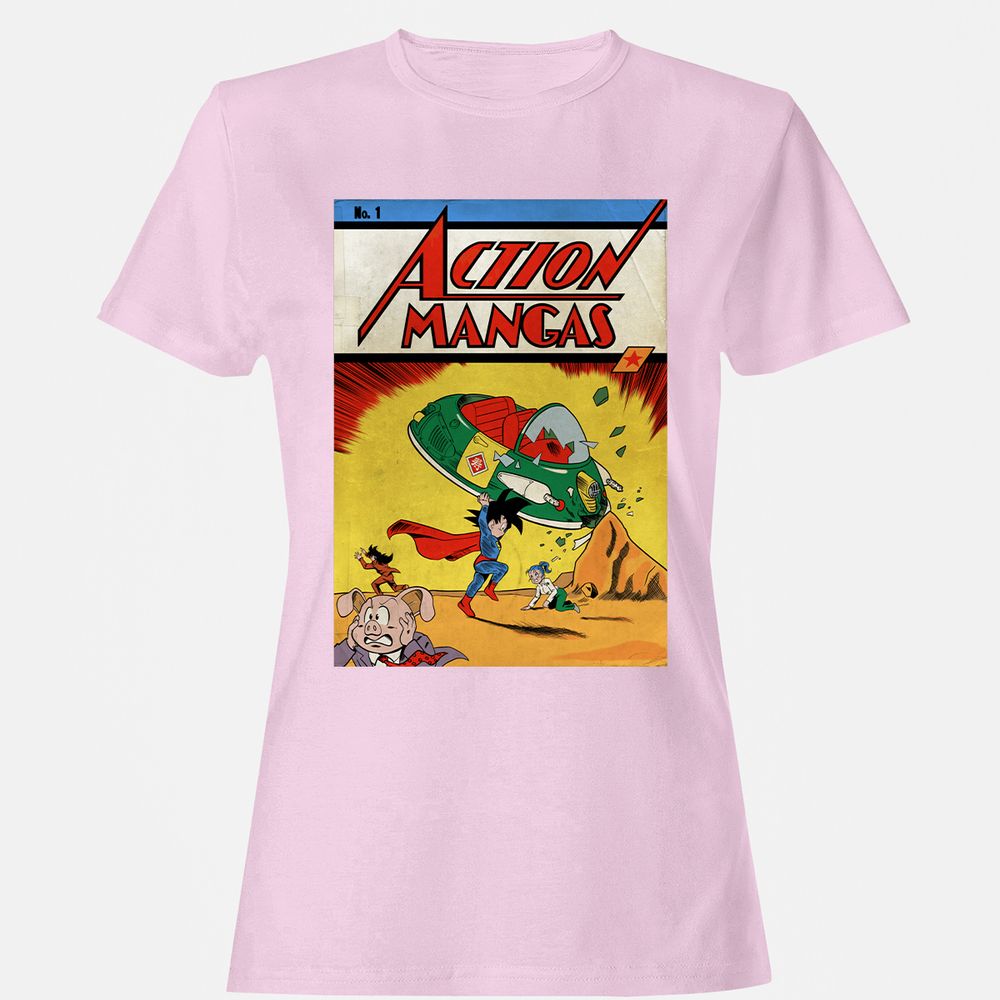 Women's T-Shirt - AKBJNXLG - Light Pink - 9