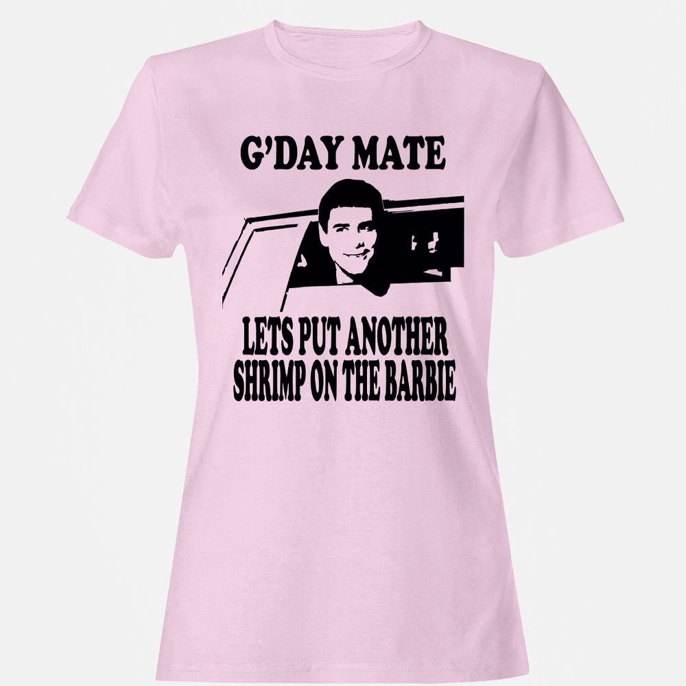 Women's T-Shirt - B2SS7HZL - Light Pink - 9