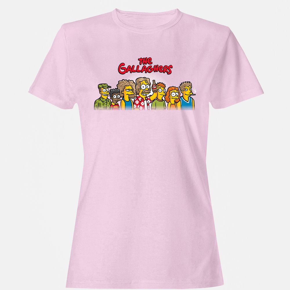 Women's T-Shirt - LXY6QZCQ - Light Pink - 9