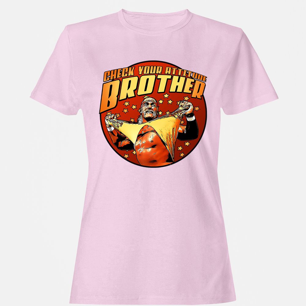 Women's T-Shirt - X8XVJL8N - Light Pink - 9