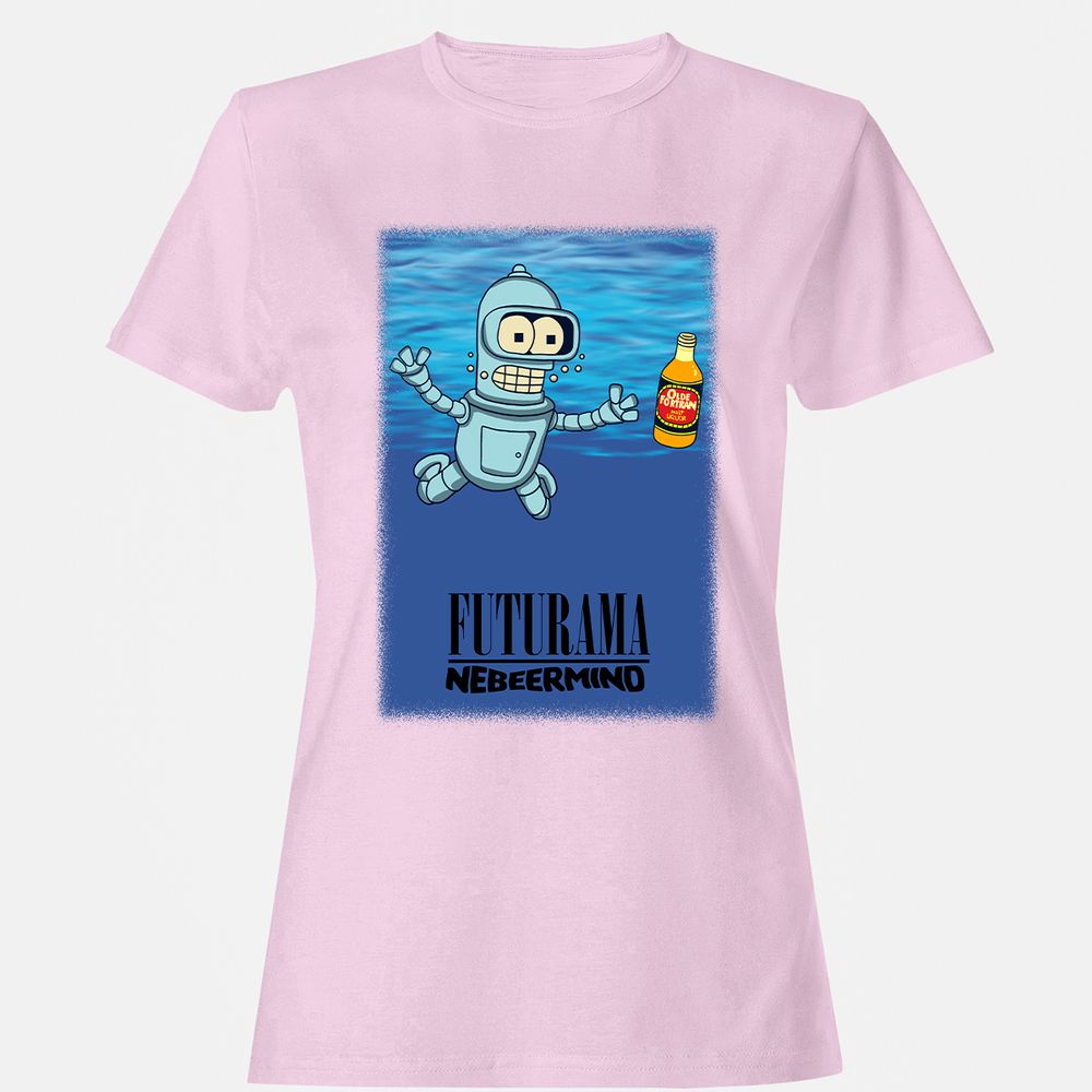 Women's T-Shirt - Q7EL8DZX - Light Pink - 9