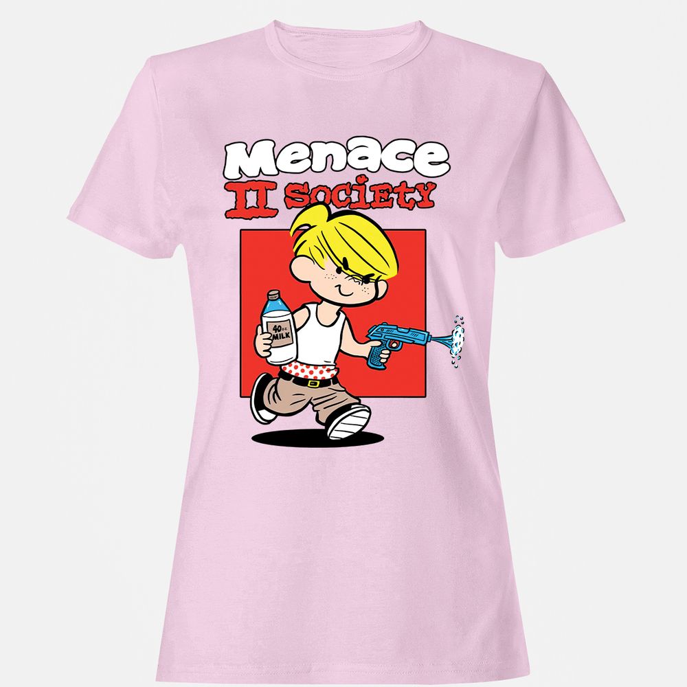 Women's T-Shirt - 9T7SNEVX - Light Pink - 9