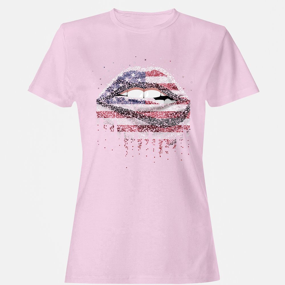 Women's T-Shirt - Y9HYQBZR - Light Pink - 9