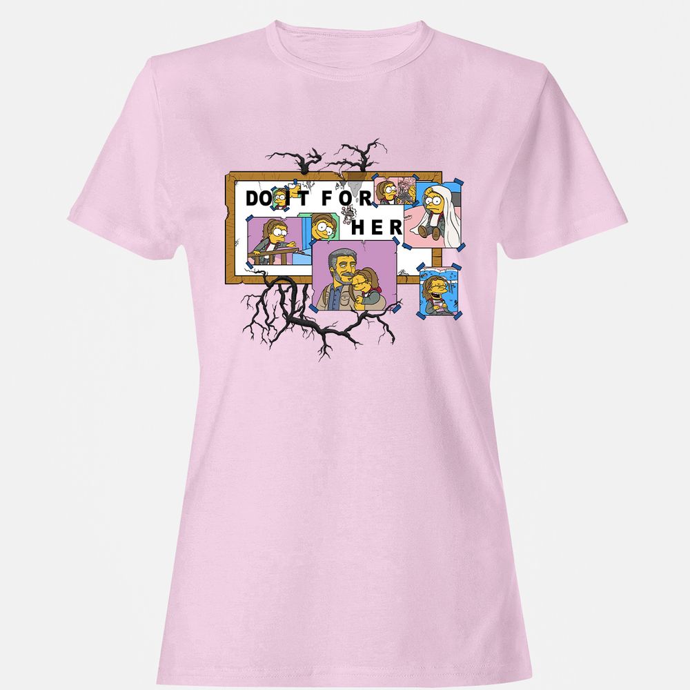 Women's T-Shirt - 77ELXE7H - Light Pink - 9