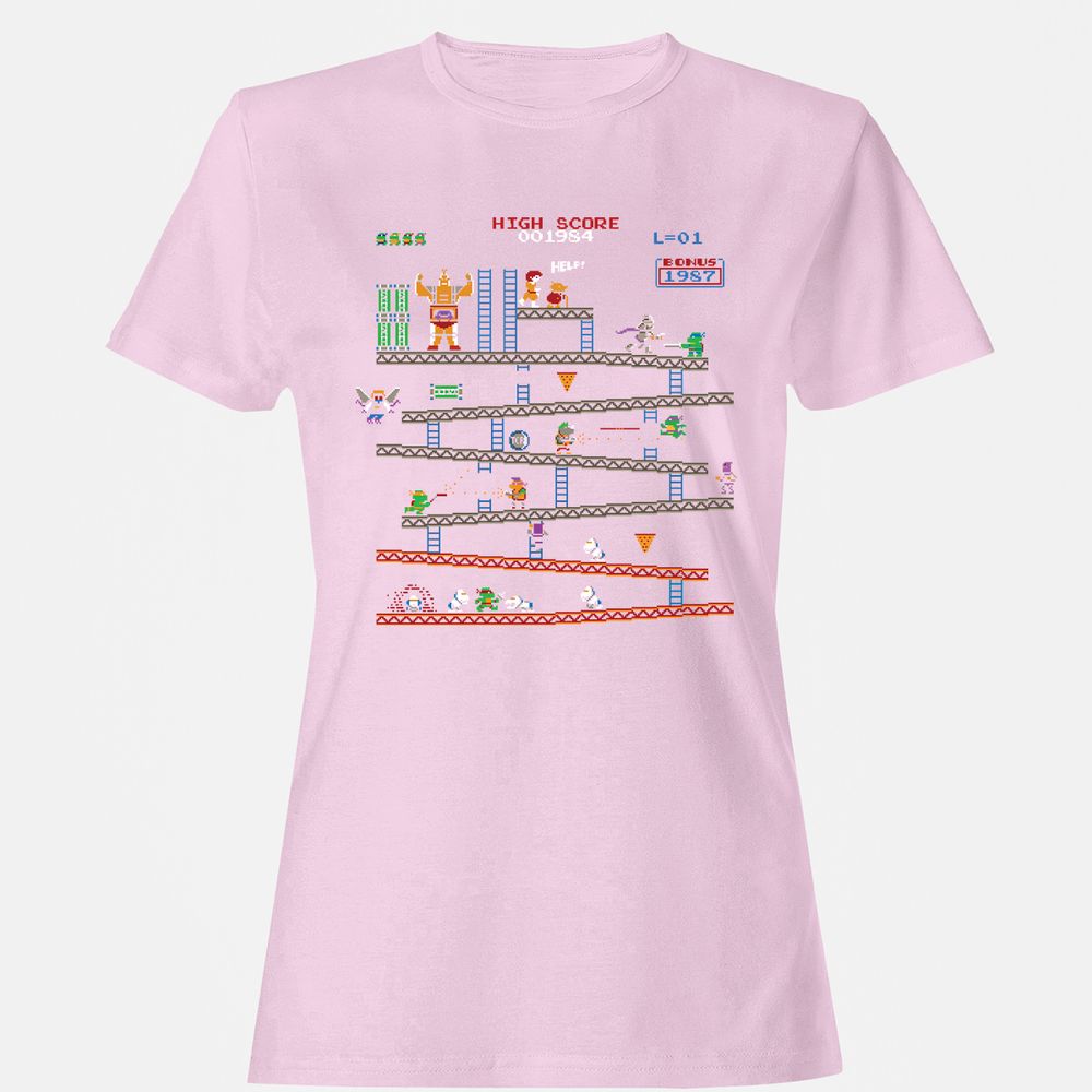 Women's T-Shirt - T6WDX61D - Light Pink - 9