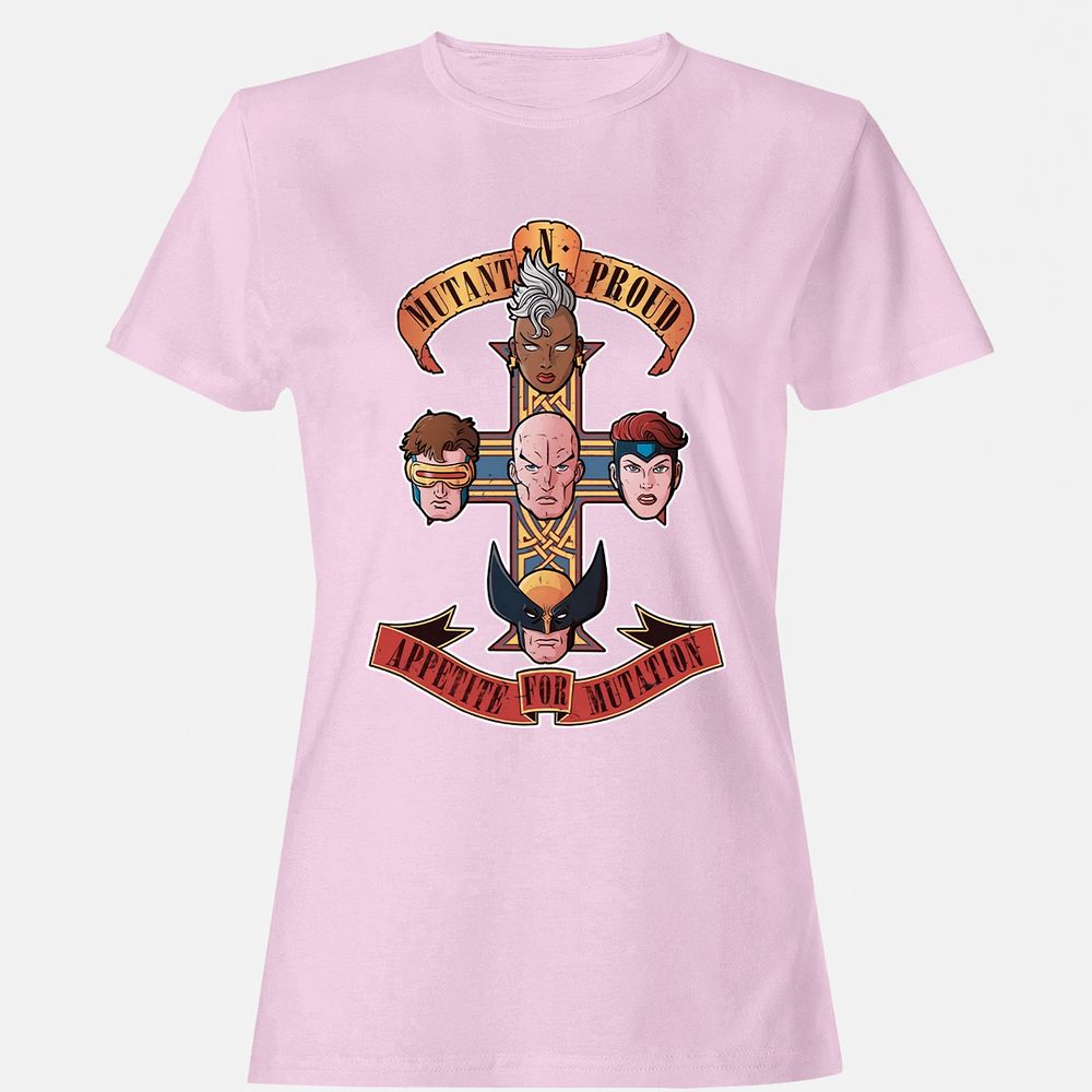 Women's T-Shirt - LBP1YRN6 - Light Pink - 9
