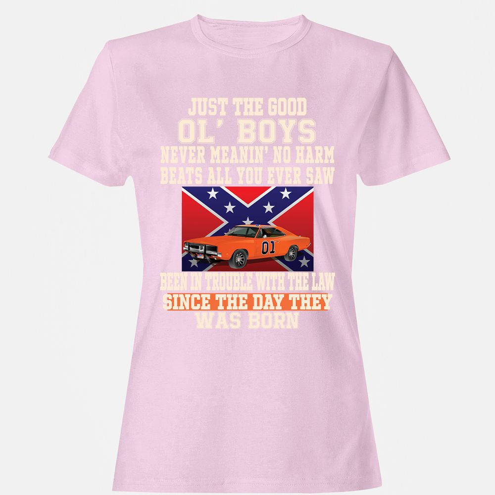 Women's T-Shirt - Z9G89LSP - Light Pink - 9