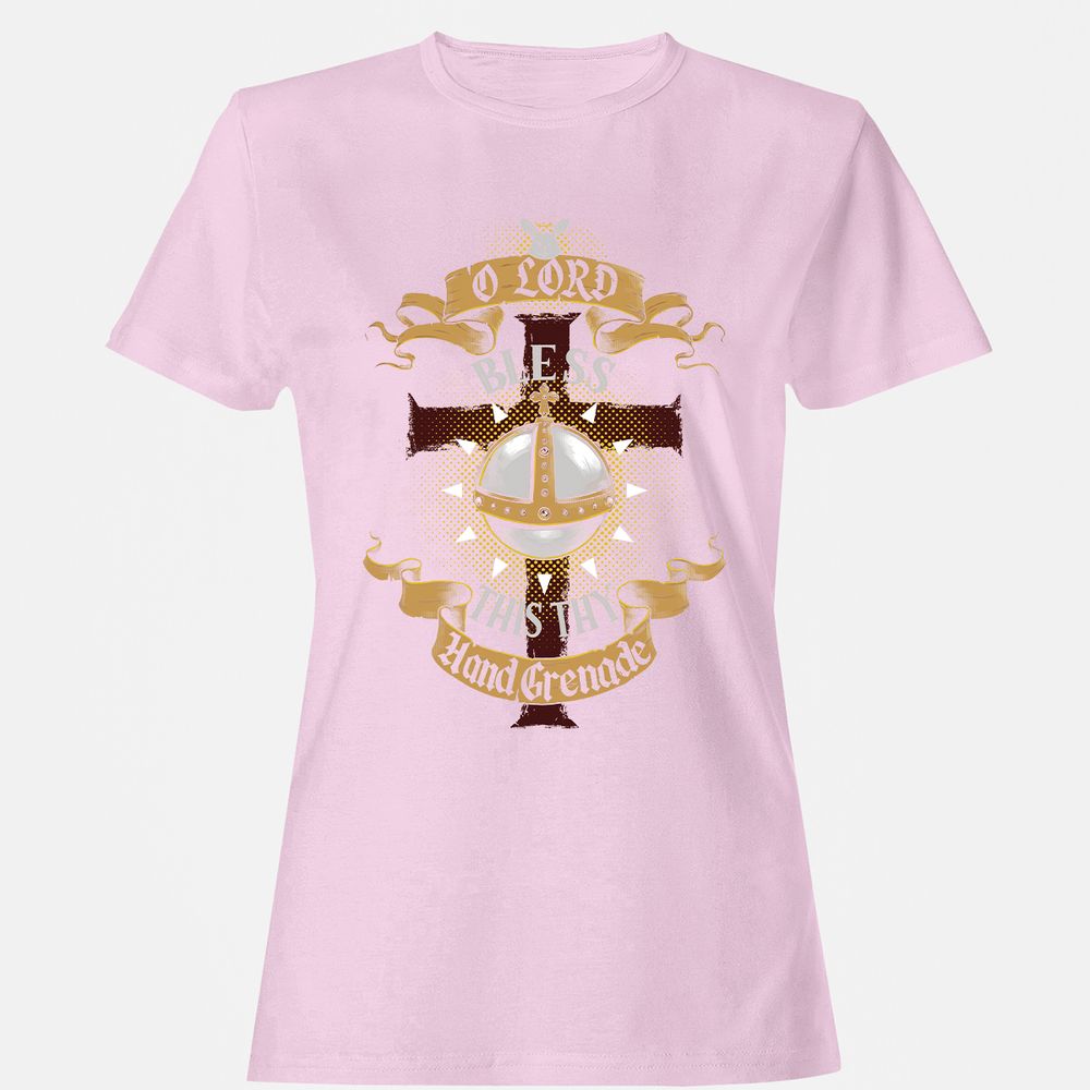 Women's T-Shirt - WJNSZYZL - Light Pink - 9