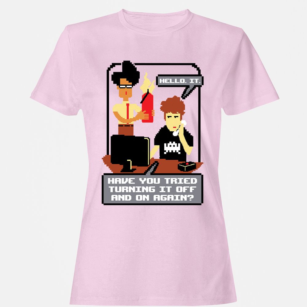 Women's T-Shirt - H9ZNEF2Z - Light Pink - 9