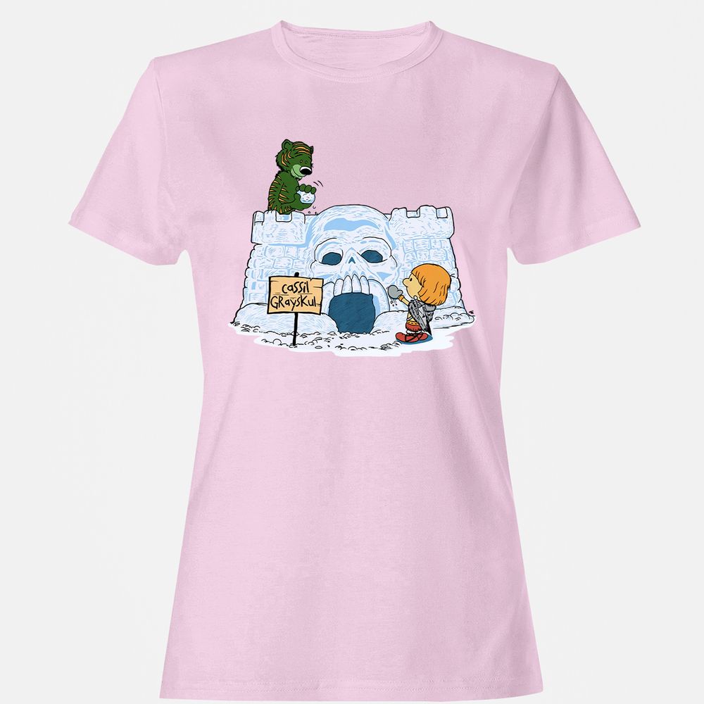 Women's T-Shirt - 7D57UX8Y - Light Pink - 9