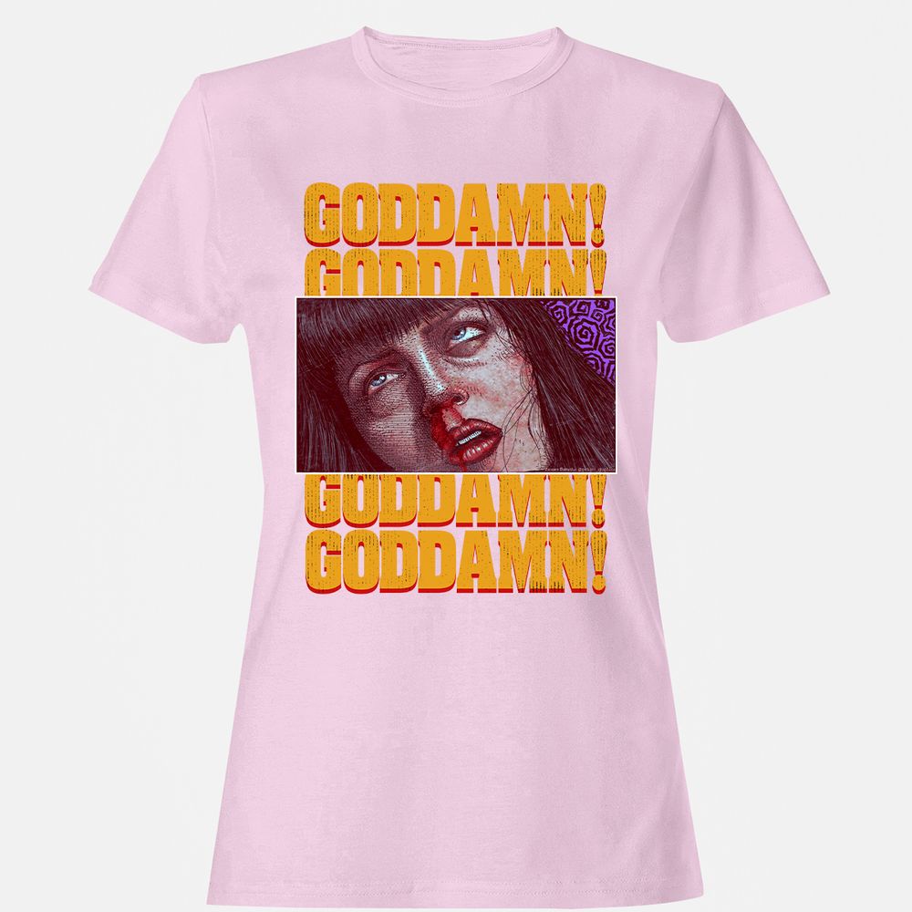 Women's T-Shirt - JHBD9G7J - Light Pink - 9