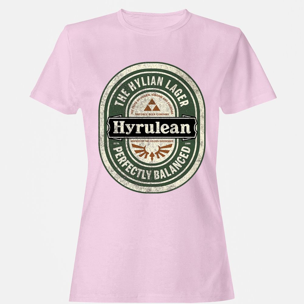 Women's T-Shirt - T2LCYFGJ - Light Pink - 9