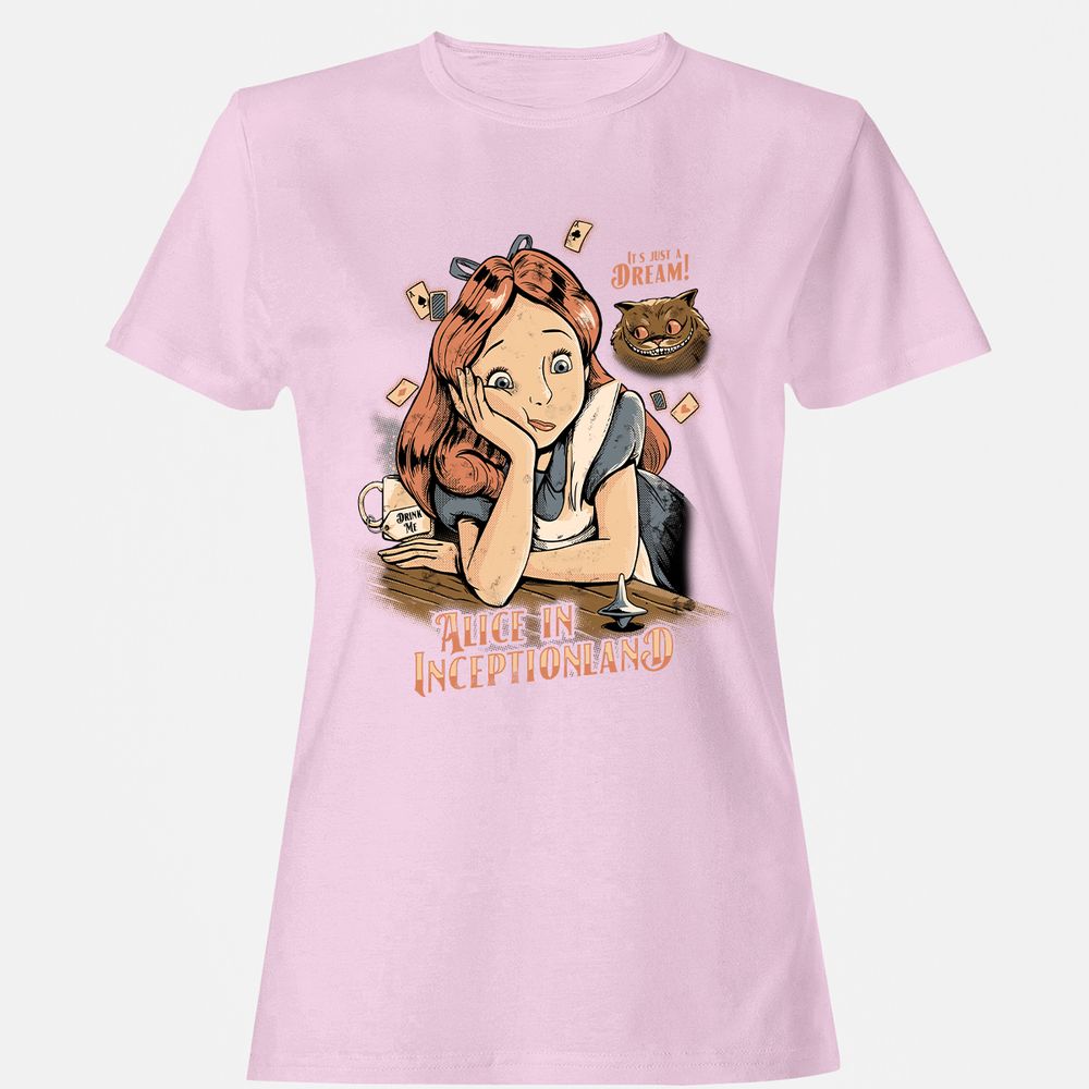 Women's T-Shirt - 7A8E2N9F - Light Pink - 9