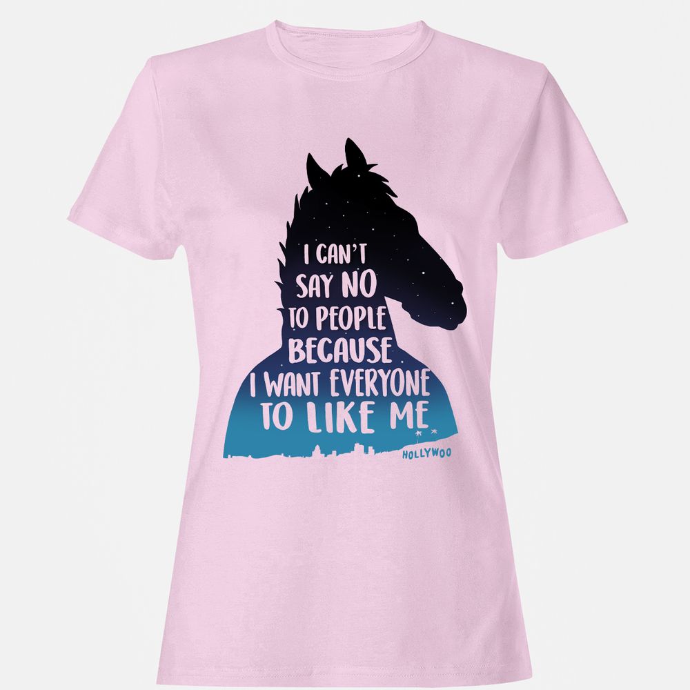 Women's T-Shirt - QAMES5GT - Light Pink - 9