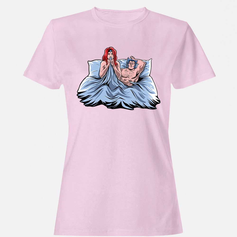 Women's T-Shirt - ZCXLNPXX - Light Pink - 9