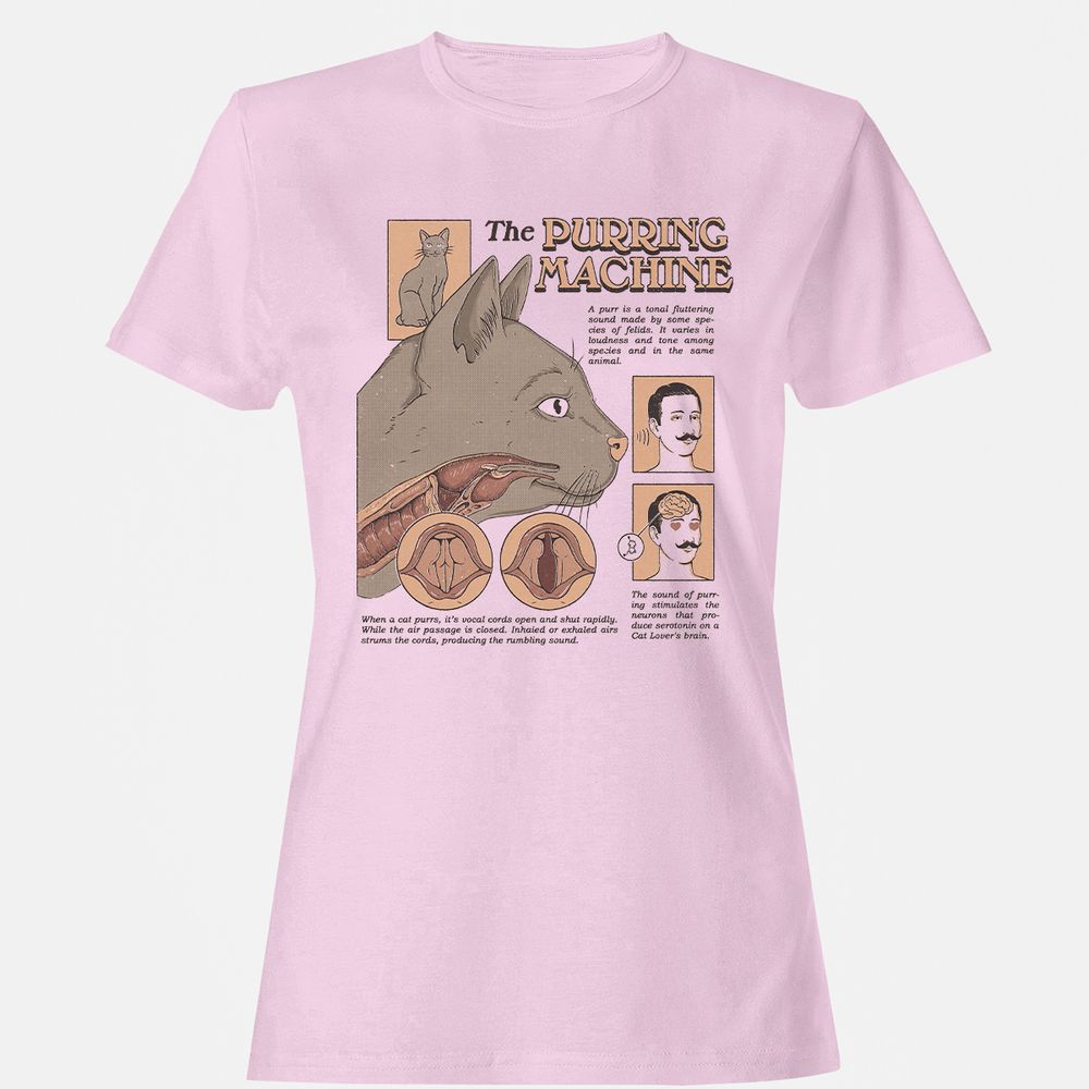 Women's T-Shirt - ZWDLGU1K - Light Pink - 9