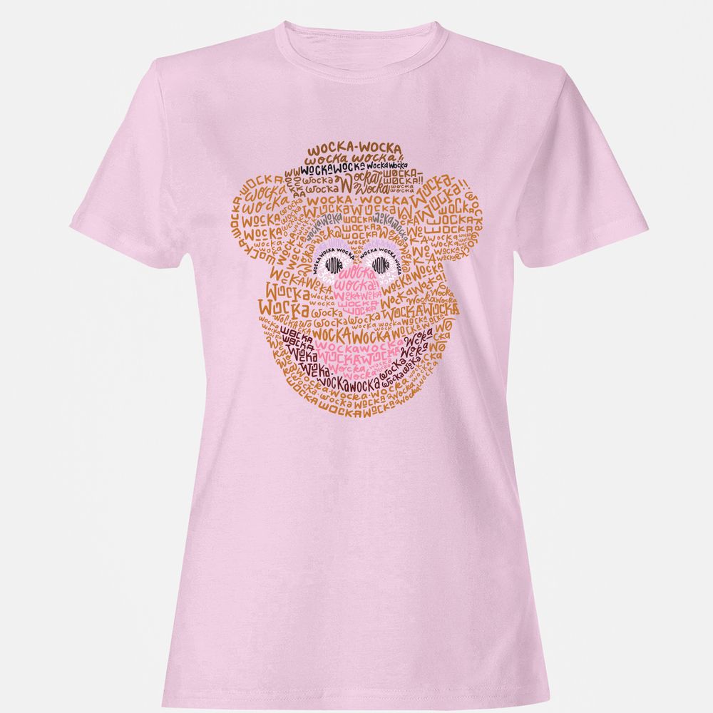 Women's T-Shirt - EDZF9R3V - Light Pink - 9