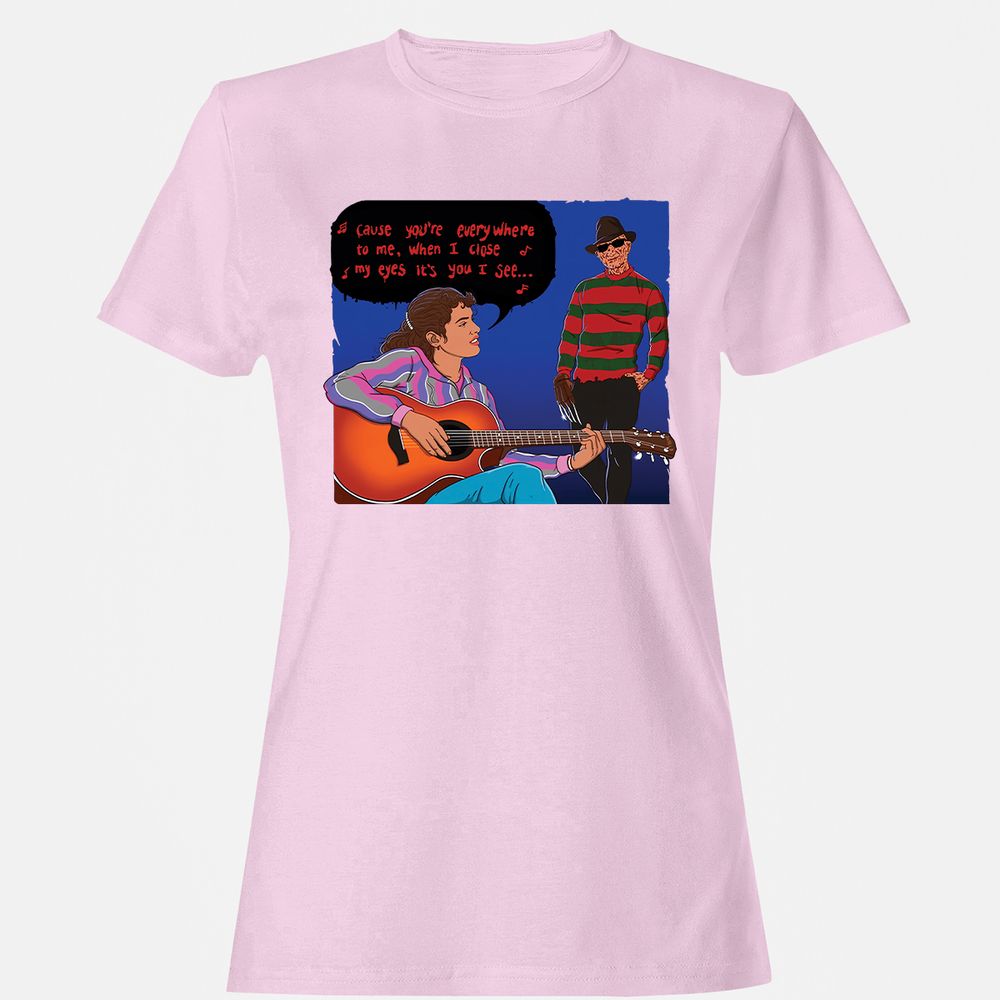 Women's T-Shirt - D6831V72 - Light Pink - 9