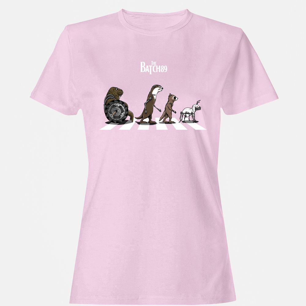 Women's T-Shirt - EEG8U7NA - Light Pink - 9