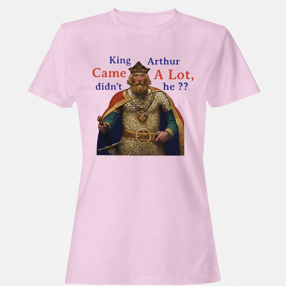 King Arthur Came a Lot - Light Pink - 9