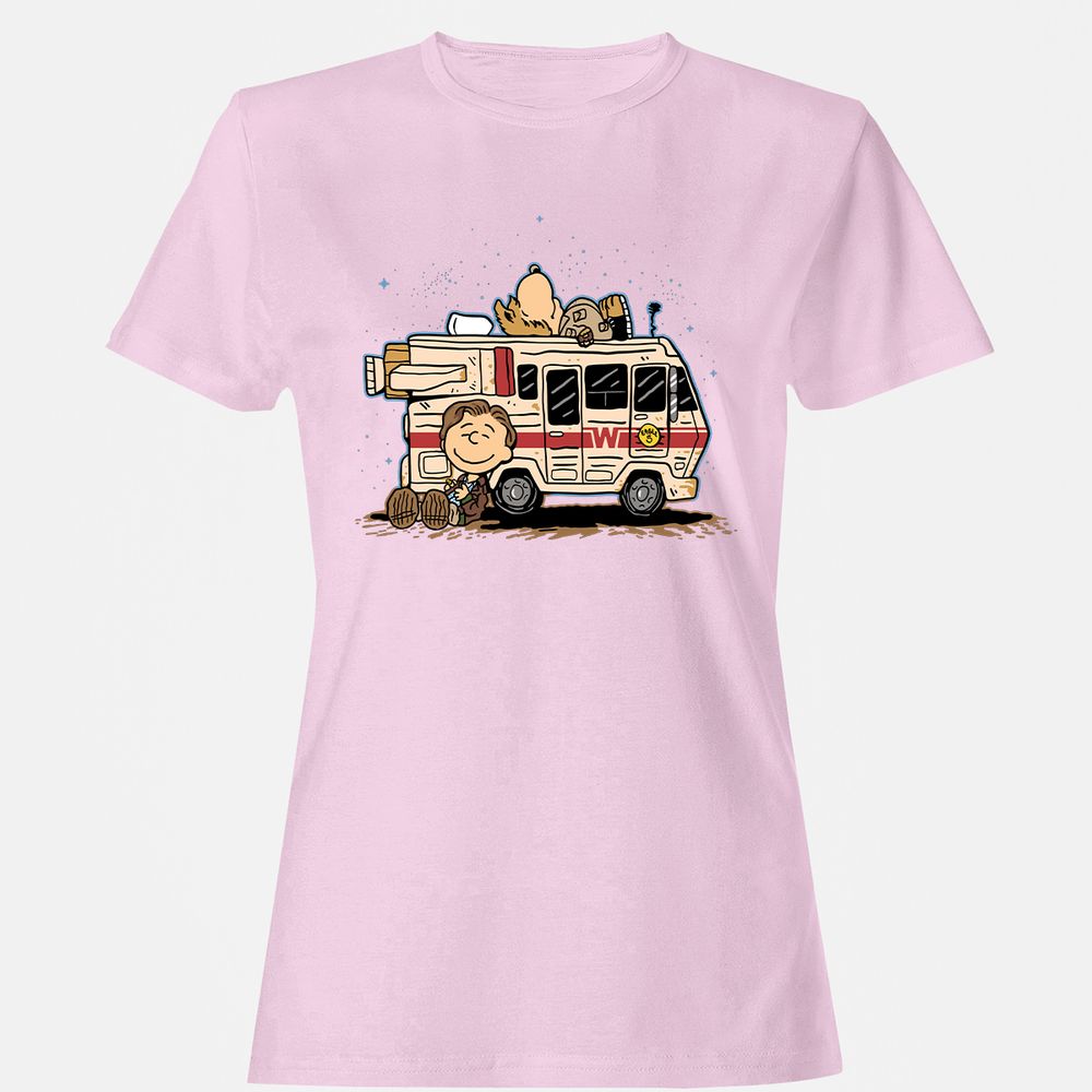 Women's T-Shirt - 9EP1QK2M - Light Pink - 9