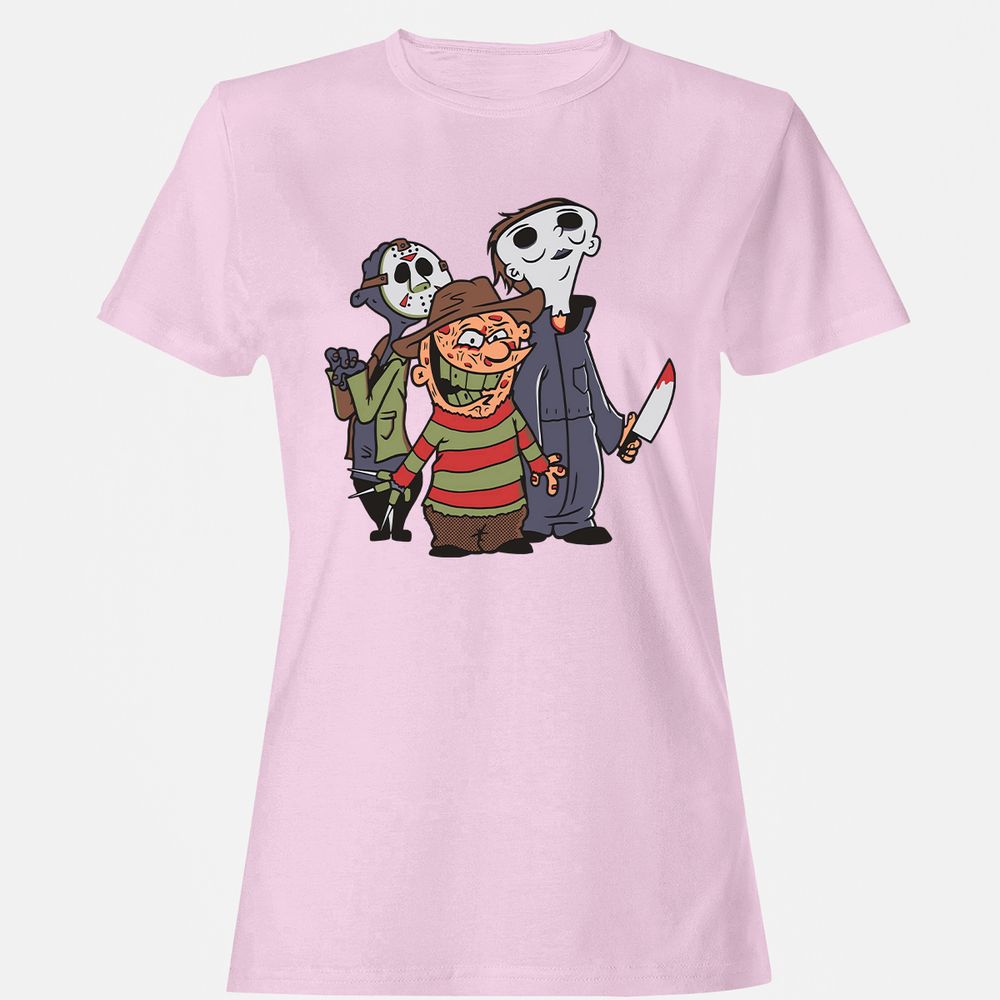 Women's T-Shirt - SL797E1Q - Light Pink - 9