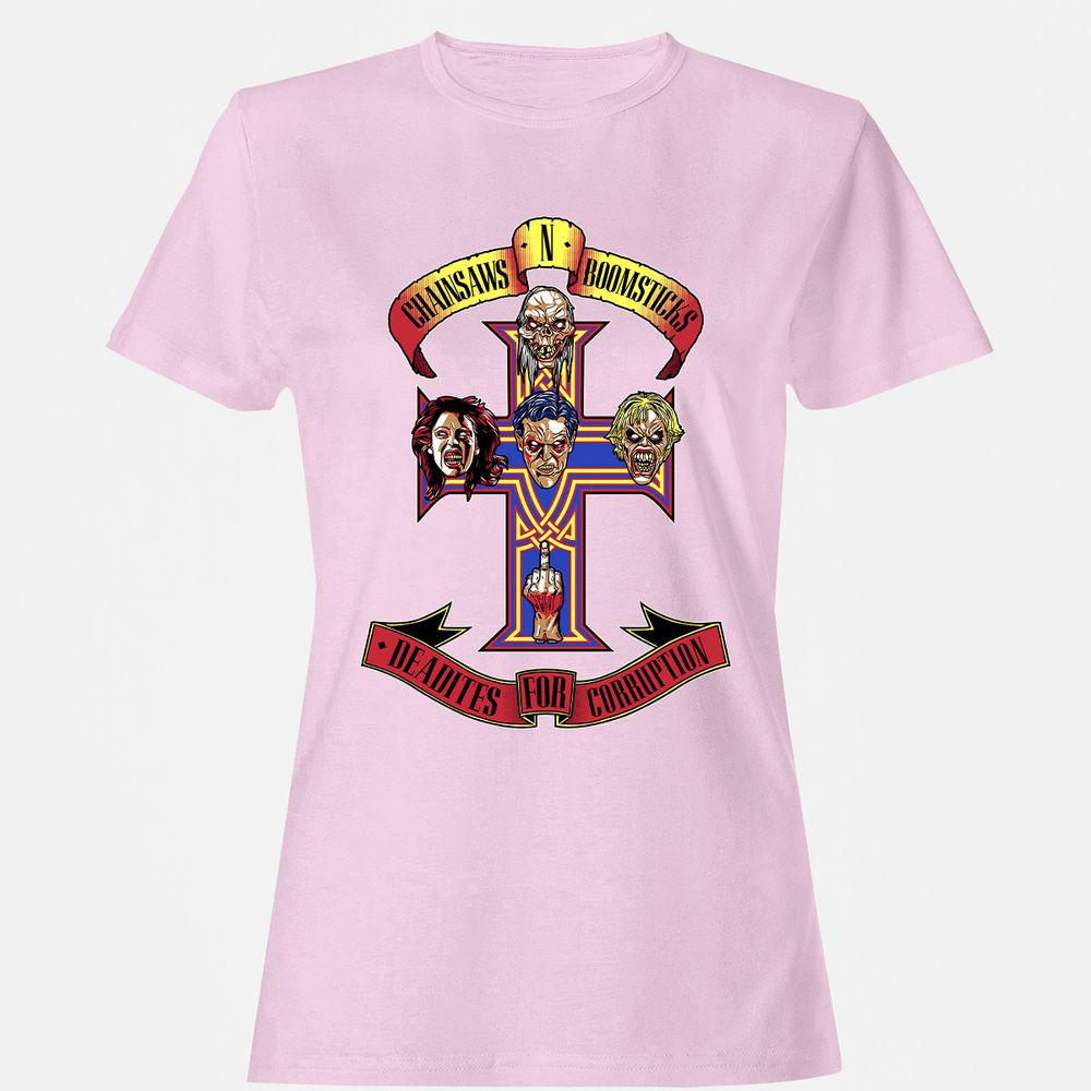 Women's T-Shirt - ANFNEJMH - Light Pink - 9