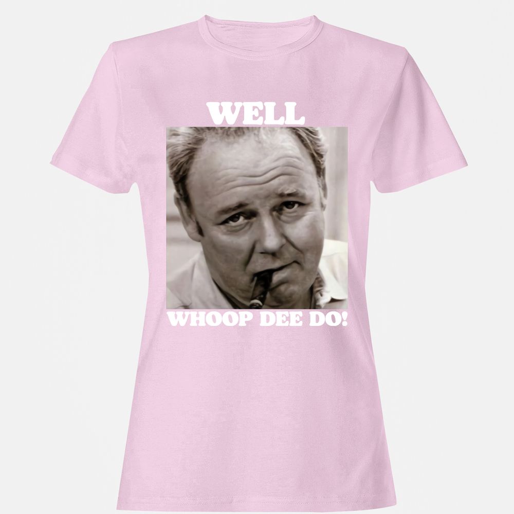 Funny 70s Tv Quote Whoop Dee Do - Light Pink - 9