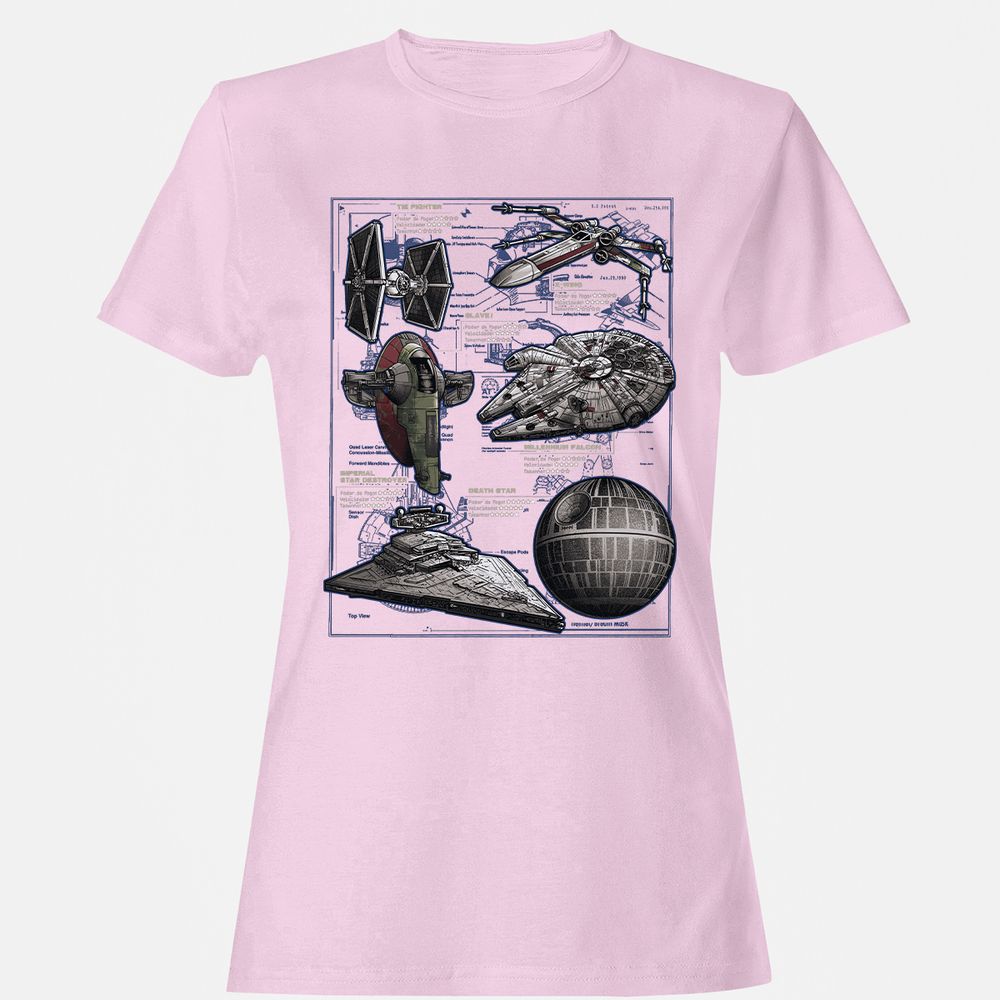 Women's T-Shirt - XLBNLW5S - Light Pink - 9