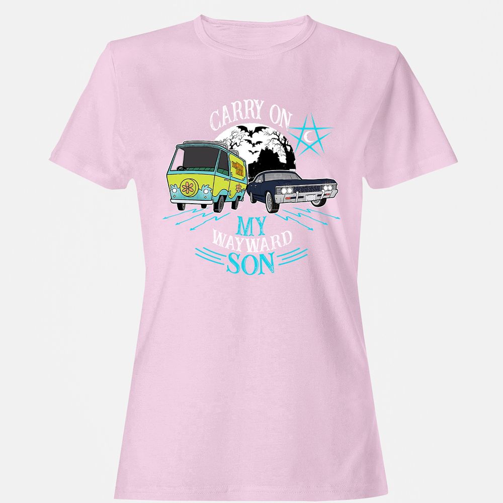 Women's T-Shirt - BQGWHJC5 - Light Pink - 9